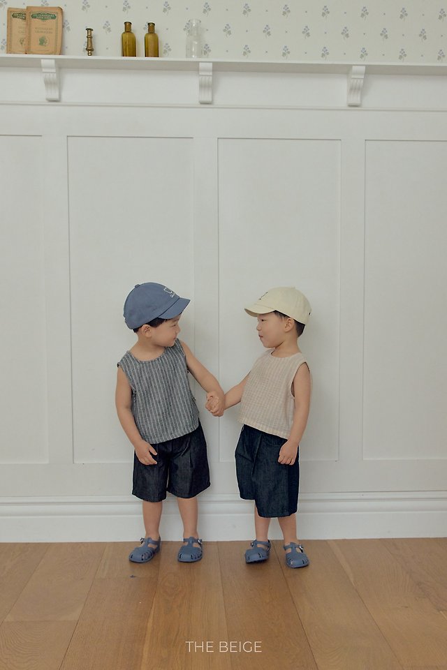 The Beige - Korean Baby Fashion - #babyfever - Denim Shorts - 9