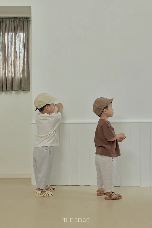 The Beige - Korean Baby Fashion - #babyfever - Basic Short Sleeve Tee - 8