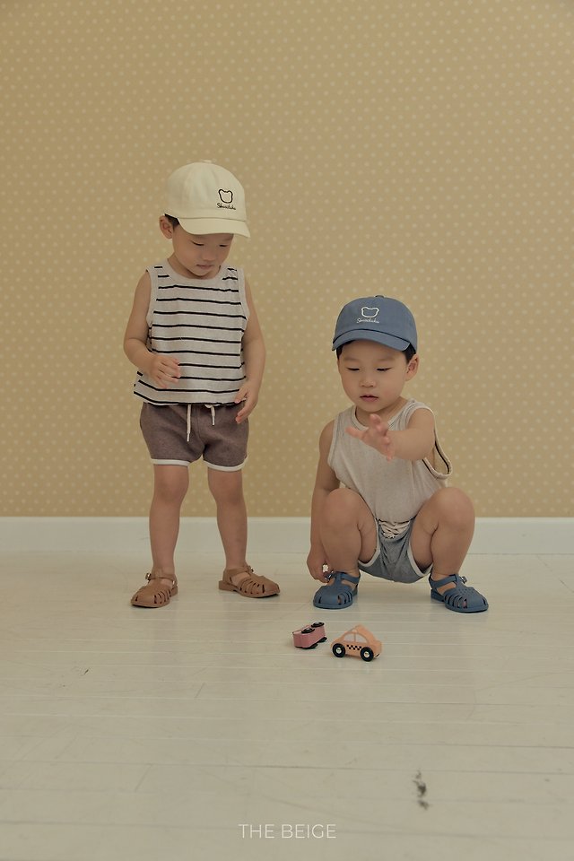 The Beige - Korean Baby Fashion - #babyfever - Basic Sleeveless Tee - 5