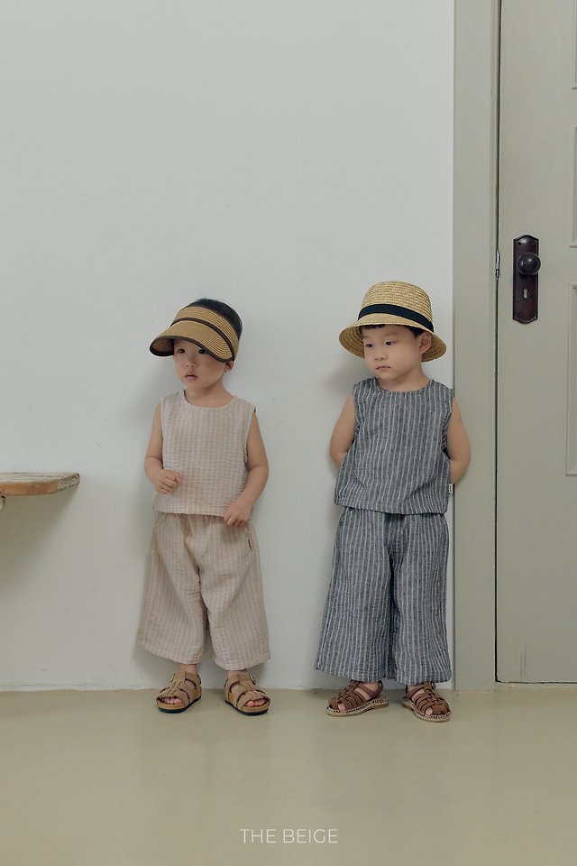 The Beige - Korean Baby Fashion - #babyfever - ST Woven Sleeveless - 10