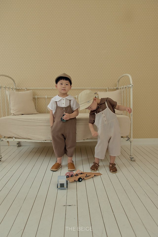 The Beige - Korean Baby Fashion - #babyfever - 26 Rib Overalls - 6