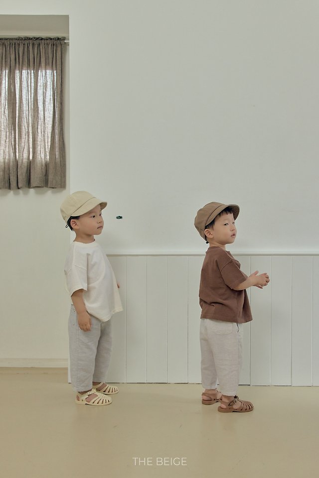 The Beige - Korean Baby Fashion - #babygirlfashion - Basic Short Sleeve Tee - 9