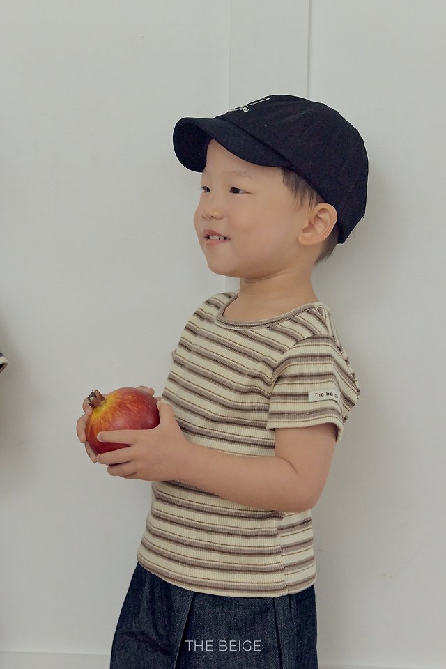 The Beige - Korean Baby Fashion - #babygirlfashion - Ribbed Slim Tee - 7