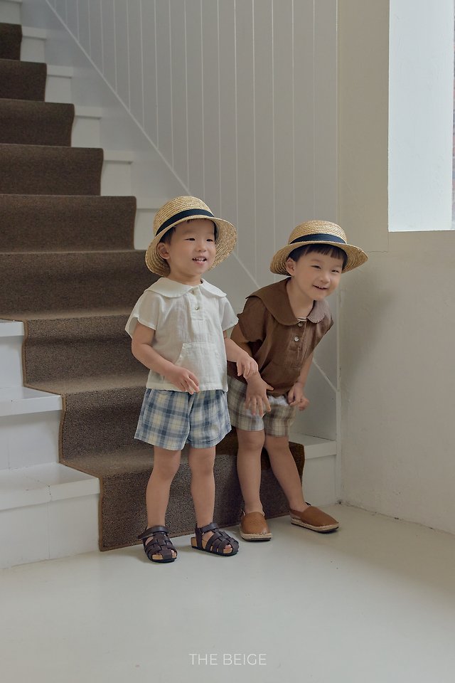 The Beige - Korean Baby Fashion - #babygirlfashion - 26 Check Shorts - 3