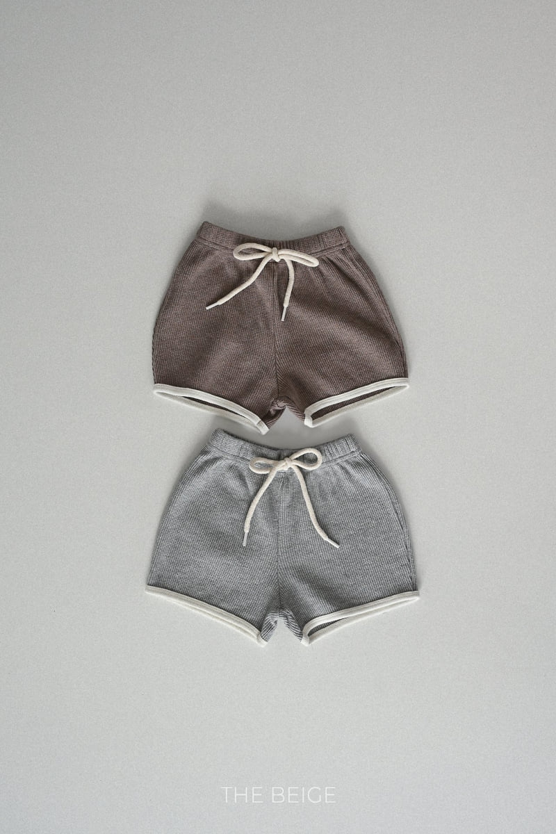 The Beige - Korean Baby Fashion - #babygirlfashion - Waffle Shorts