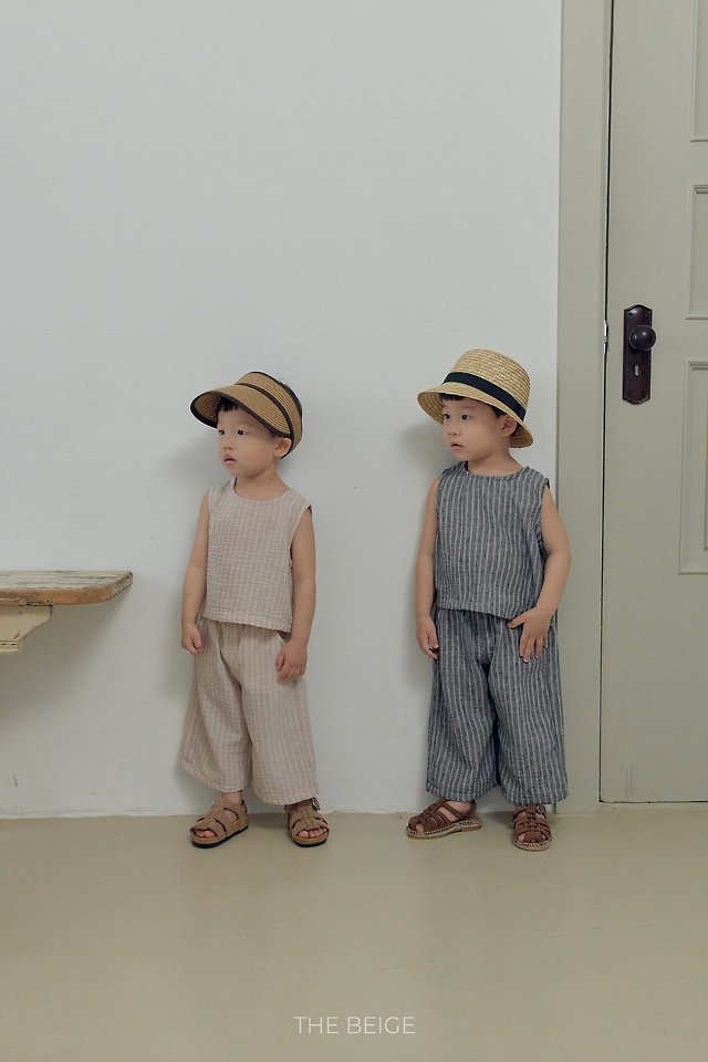 The Beige - Korean Baby Fashion - #babygirlfashion - ST Woven Sleeveless - 11
