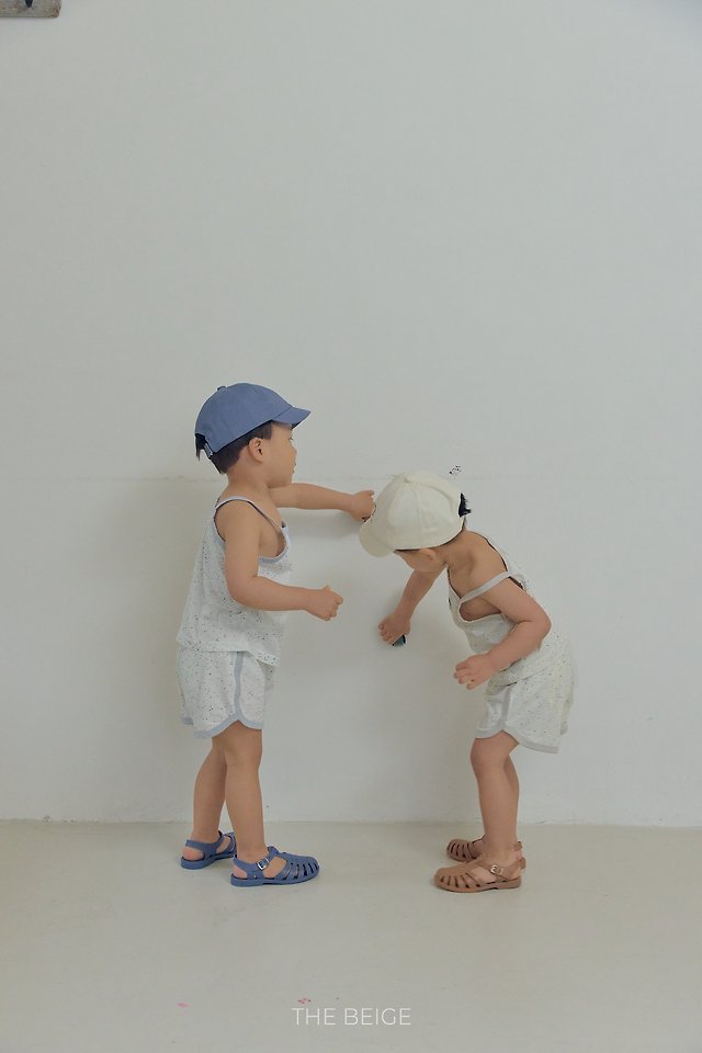 The Beige - Korean Baby Fashion - #babygirlfashion - Rib Strap Sleeveless Set - 10