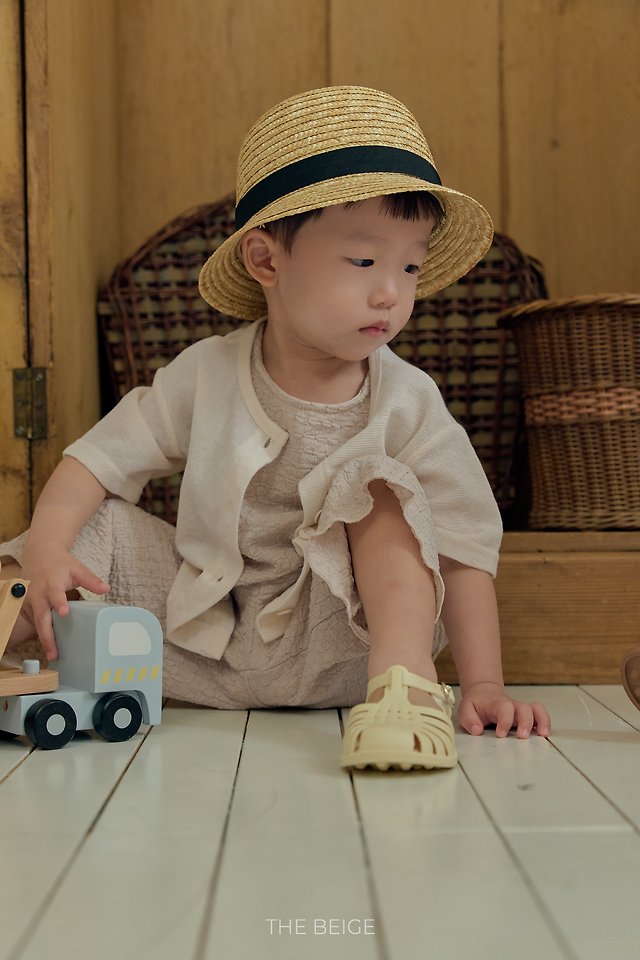 The Beige - Korean Baby Fashion - #babygirlfashion - Short Sleeve Cardigan - 6