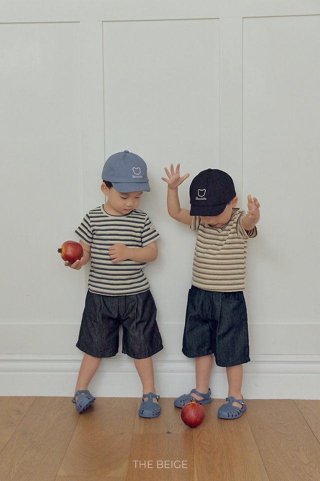 The Beige - Korean Baby Fashion - #babylifestyle - Ribbed Slim Tee - 8