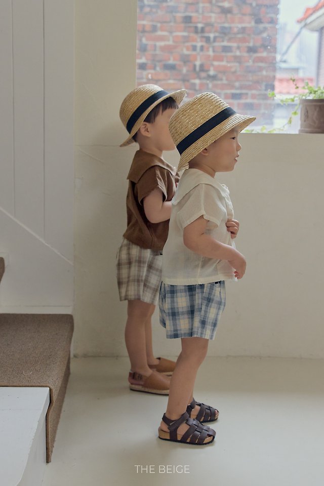 The Beige - Korean Baby Fashion - #babygirlfashion - 26 Check Shorts - 4