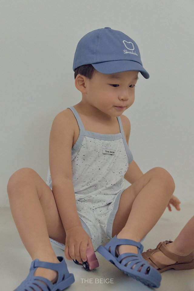 The Beige - Korean Baby Fashion - #babylifestyle - Rib Strap Sleeveless Set - 11