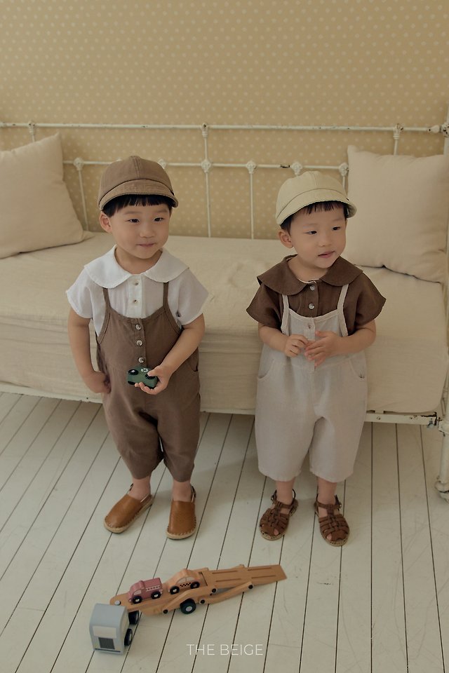 The Beige - Korean Baby Fashion - #babylifestyle - 26 Rib Overalls - 8