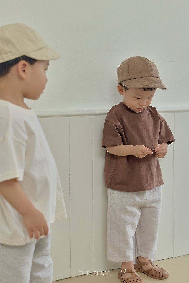 The Beige - Korean Baby Fashion - #babyoninstagram - Basic Short Sleeve Tee - 11