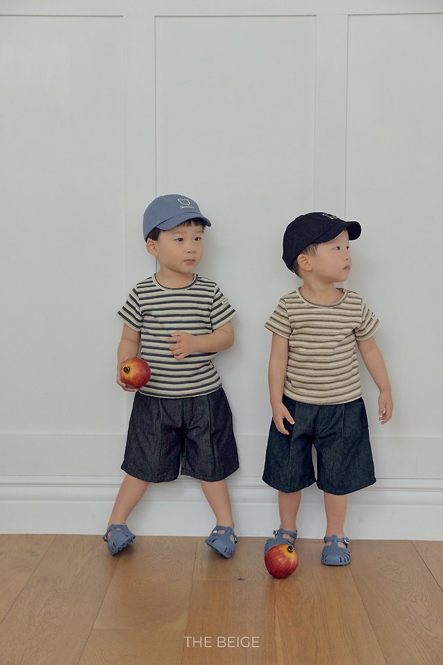 The Beige - Korean Baby Fashion - #babyoninstagram - Ribbed Slim Tee - 9