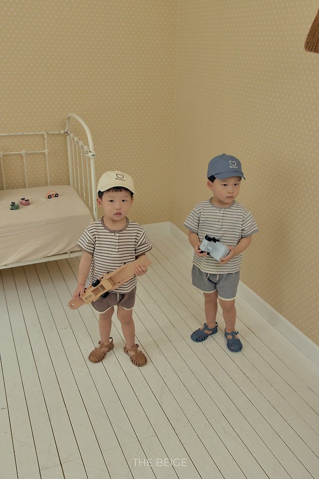 The Beige - Korean Baby Fashion - #babyoninstagram - Waffle Short Sleeve Tee - 2
