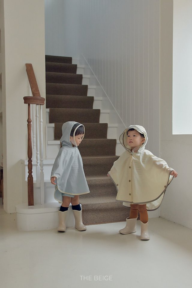 The Beige - Korean Baby Fashion - #babyoninstagram - Poncho Raincoat - 7