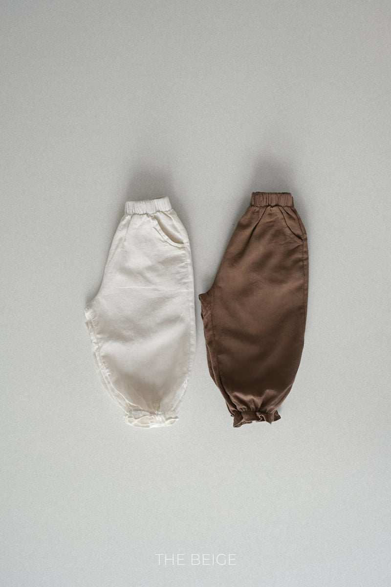 The Beige - Korean Baby Fashion - #babyoninstagram - Frill Long Pants