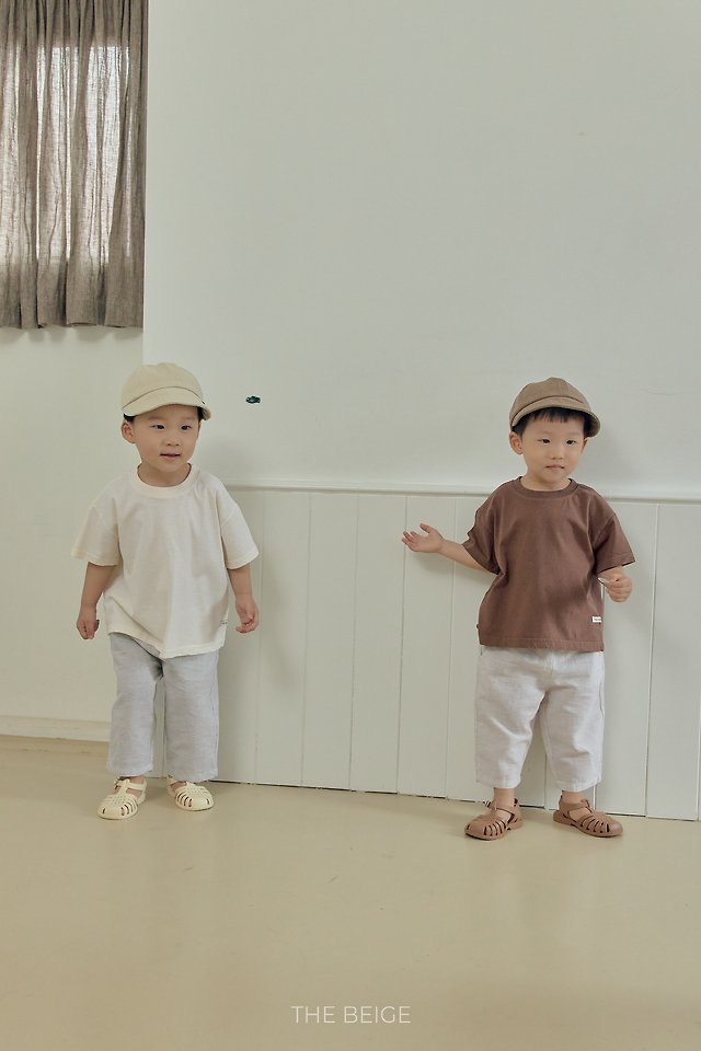 The Beige - Korean Baby Fashion - #babyootd - Basic Short Sleeve Tee - 12