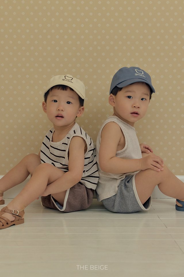 The Beige - Korean Baby Fashion - #babyootd - Basic Sleeveless Tee - 9