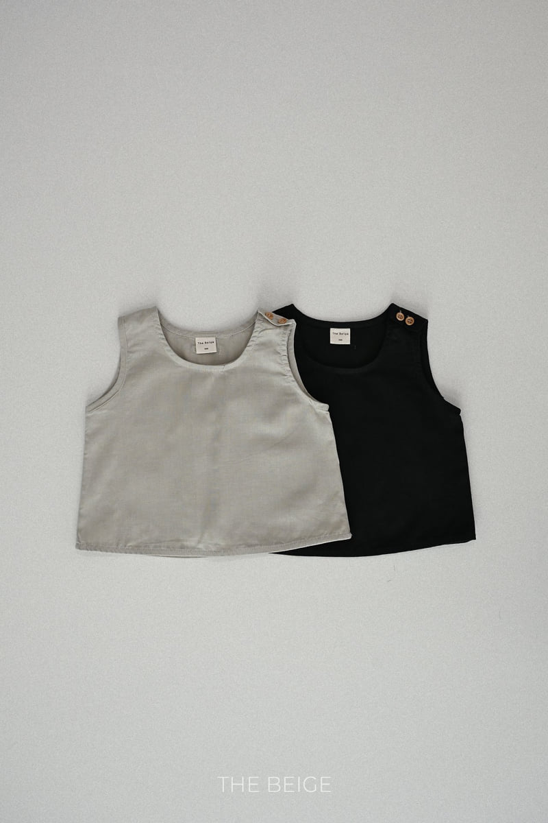 The Beige - Korean Baby Fashion - #babyootd - Linen Long Sleeveless