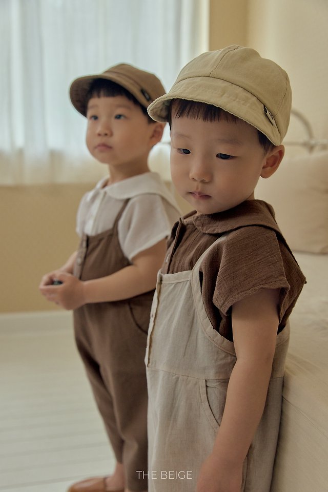 The Beige - Korean Baby Fashion - #babyootd - 26 Rib Overalls - 10
