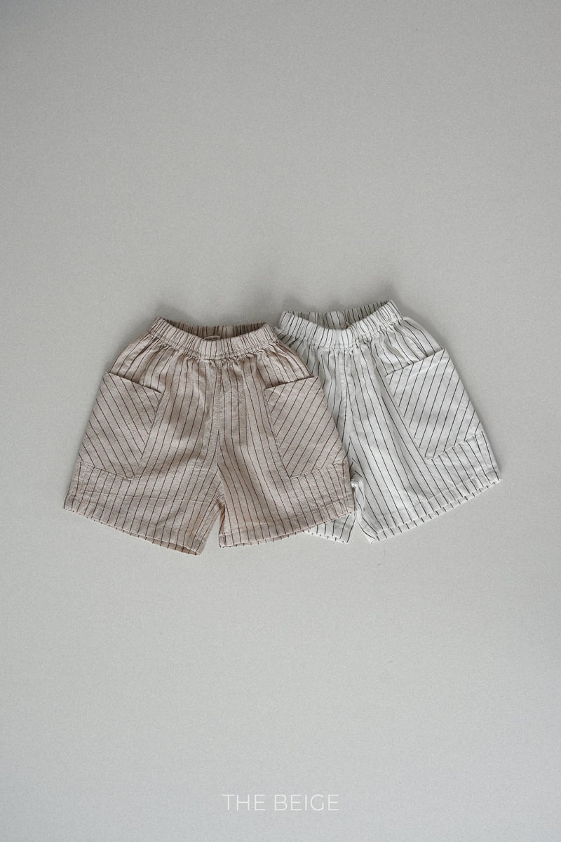The Beige - Korean Baby Fashion - #babyoutfit - Pocket Shorts