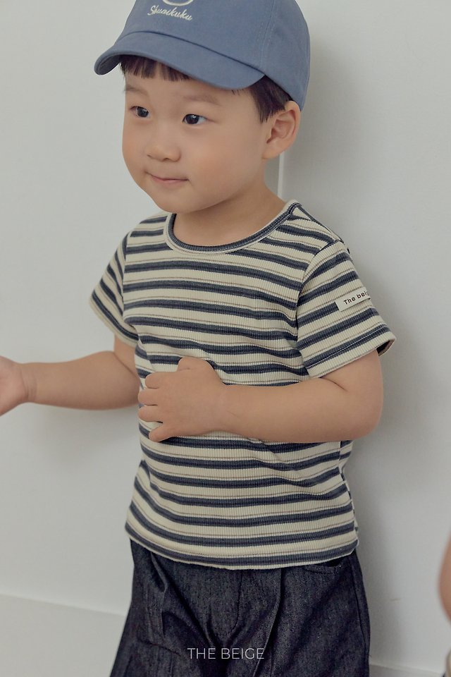 The Beige - Korean Baby Fashion - #babyoutfit - Ribbed Slim Tee - 12