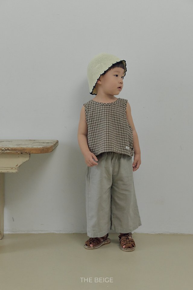 The Beige - Korean Baby Fashion - #babyoutfit - Cross Sleeveless - 10