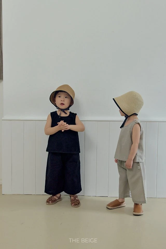The Beige - Korean Baby Fashion - #babyoutfit - 26 Linen Wide Pants - 3