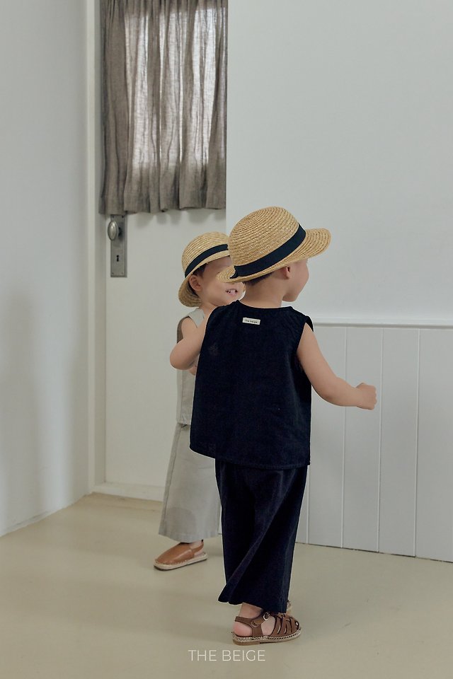 The Beige - Korean Baby Fashion - #babyoutfit - 26 Linen Wide Pants - 4