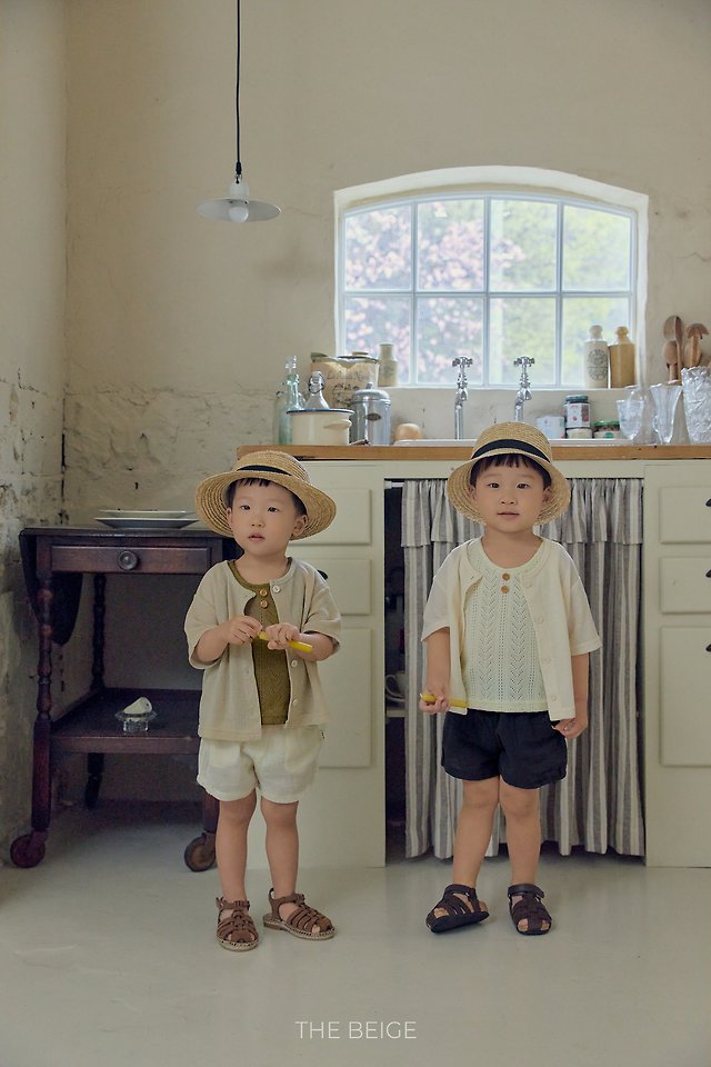 The Beige - Korean Baby Fashion - #babyoutfit - Short Sleeve Cardigan - 10