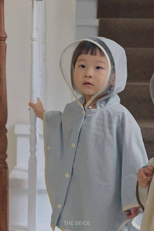 The Beige - Korean Baby Fashion - #babyoutfit - Poncho Raincoat - 10