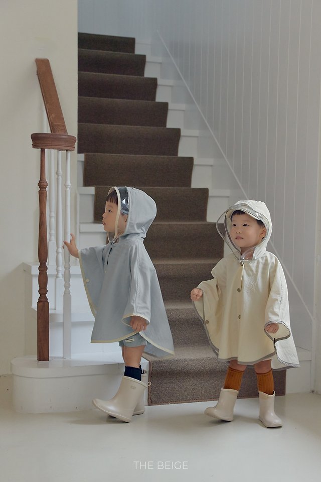 The Beige - Korean Baby Fashion - #babyoutfit - Poncho Raincoat - 9