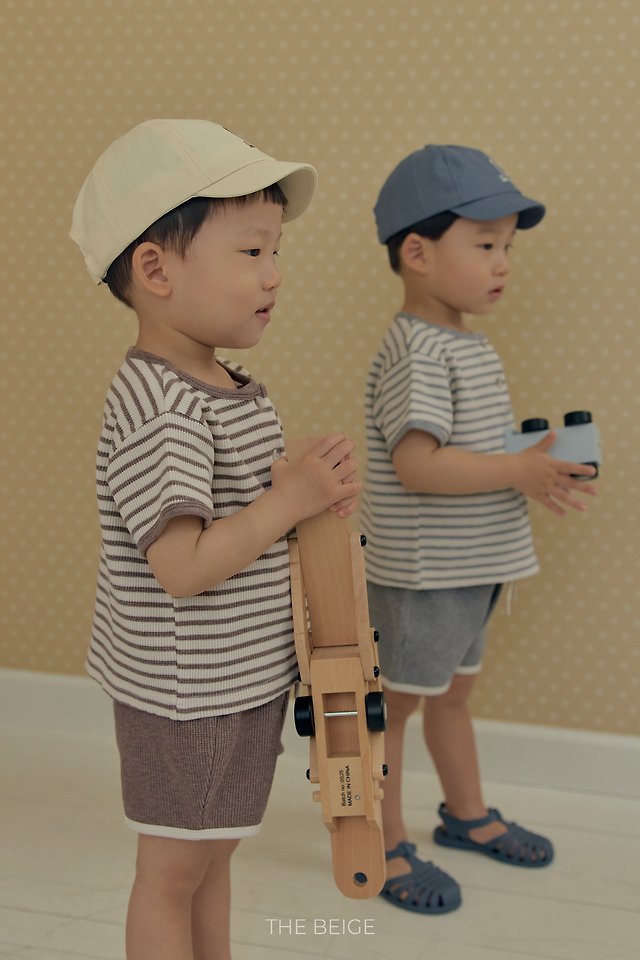 The Beige - Korean Baby Fashion - #onlinebabyboutique - Waffle Shorts - 8