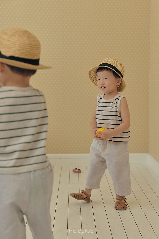 The Beige - Korean Baby Fashion - #onlinebabyshop - 8-Length Baggy Pants - 6