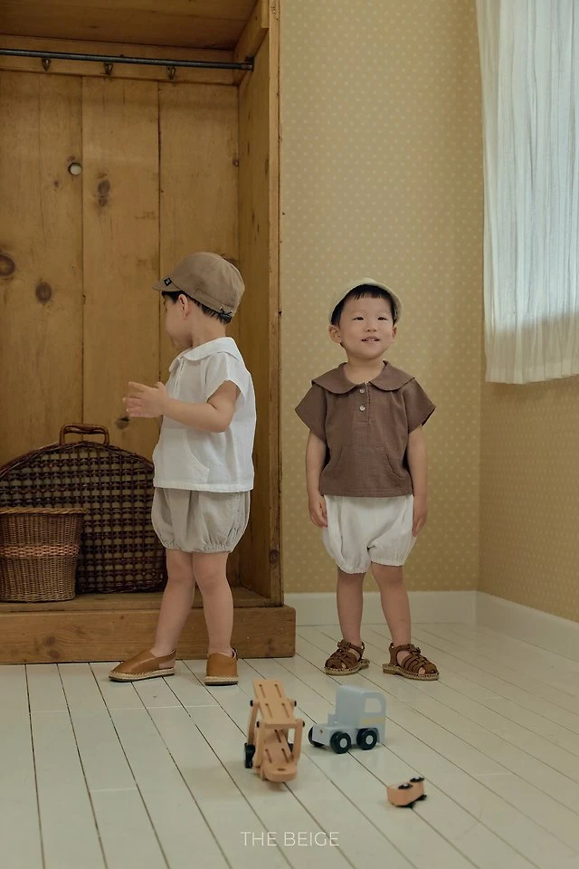 The Beige - Korean Baby Fashion - #onlinebabyshop - Pumpkin Shorts - 5