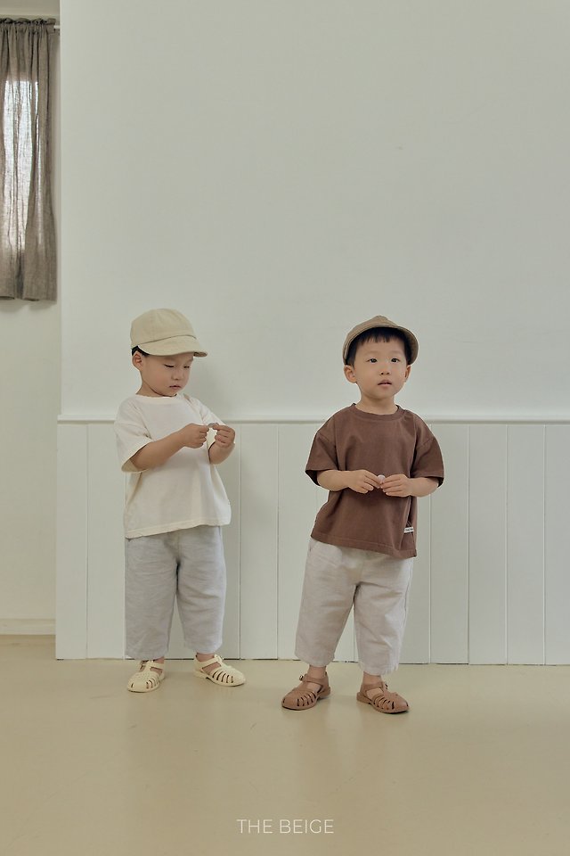 The Beige - Korean Baby Fashion - #onlinebabyshop - Basic Short Sleeve Tee - 2