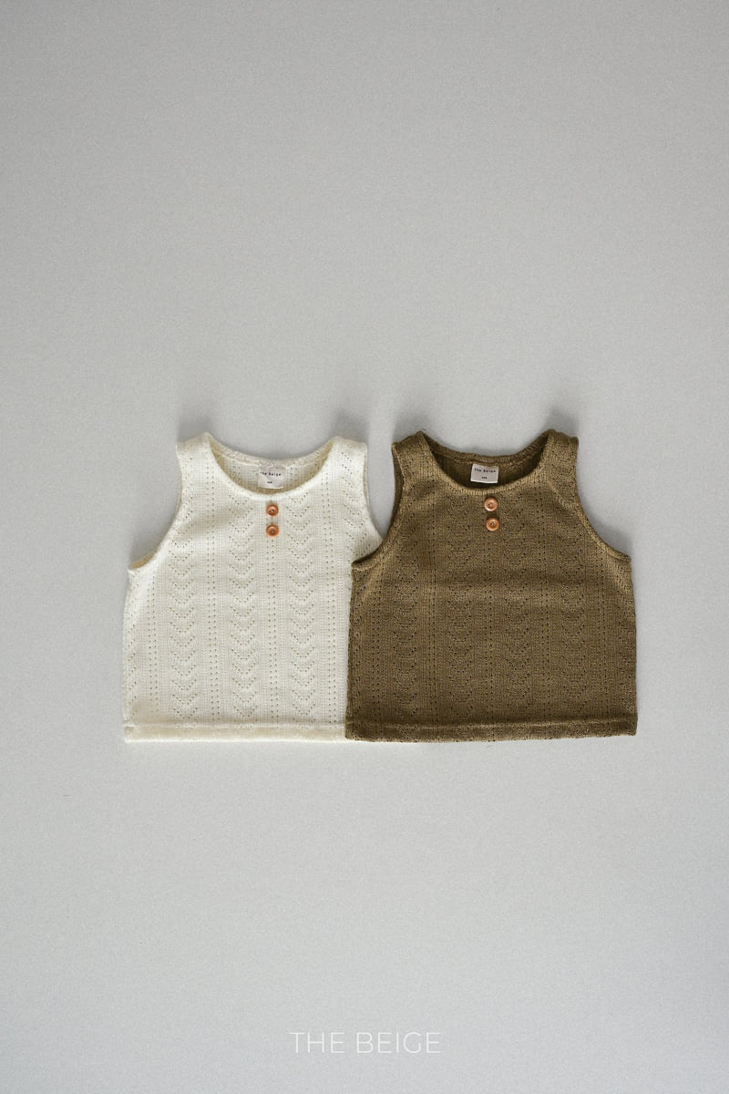 The Beige - Korean Baby Fashion - #onlinebabyshop - 26 Knit Sleeveless