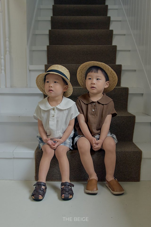 The Beige - Korean Baby Fashion - #onlinebabyshop - 26 Check Shorts - 11