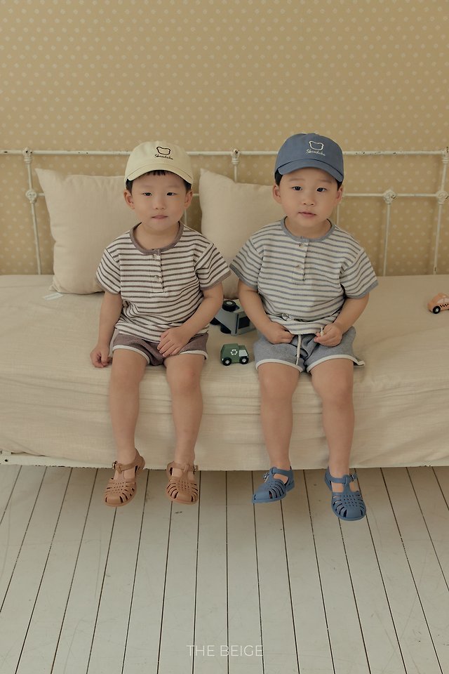 The Beige - Korean Baby Fashion - #onlinebabyshop - Waffle Short Sleeve Tee - 8