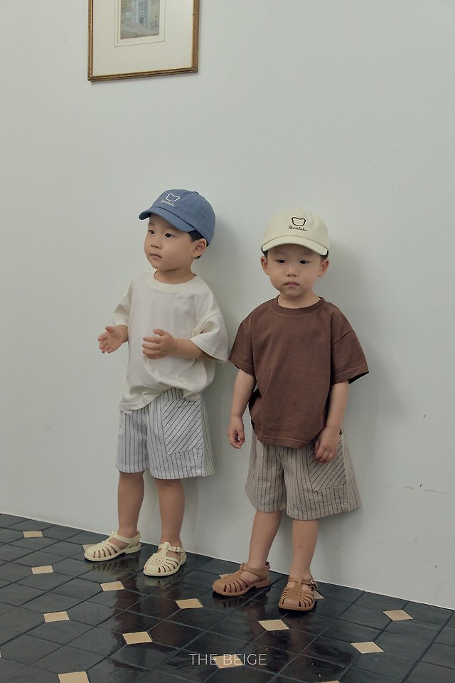 The Beige - Korean Baby Fashion - #smilingbaby - Pocket Shorts - 5