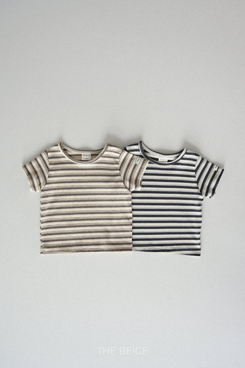 The Beige - Korean Baby Fashion - #smilingbaby - Ribbed Slim Tee