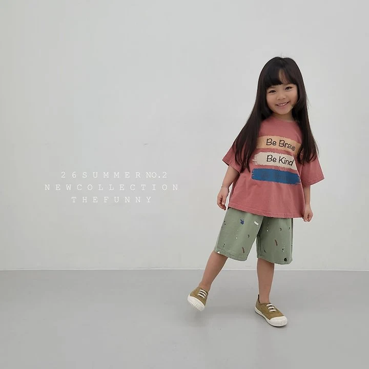 The Funny - Korean Children Fashion - #discoveringself - Painting Tee - 6