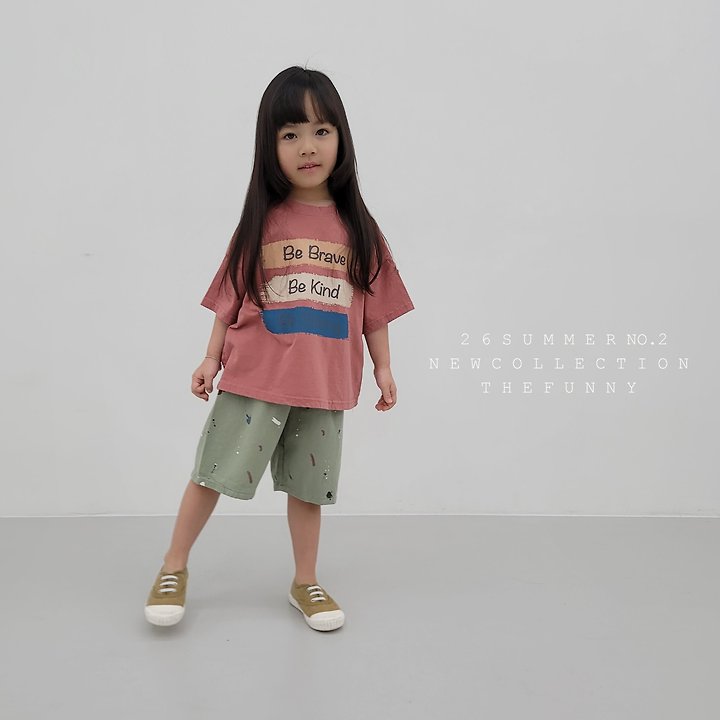 The Funny - Korean Children Fashion - #fashionkids - Painting Tee - 7