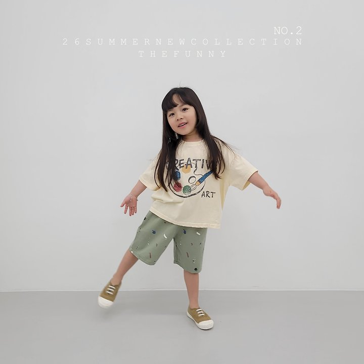 The Funny - Korean Children Fashion - #fashionkids - Art Tee - 6