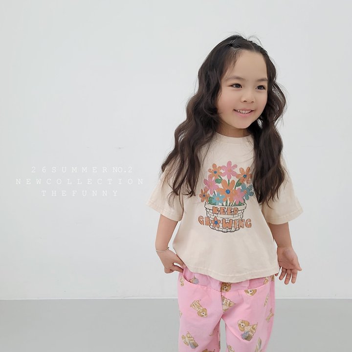The Funny - Korean Children Fashion - #kidsshorts - Basket Tee - 2
