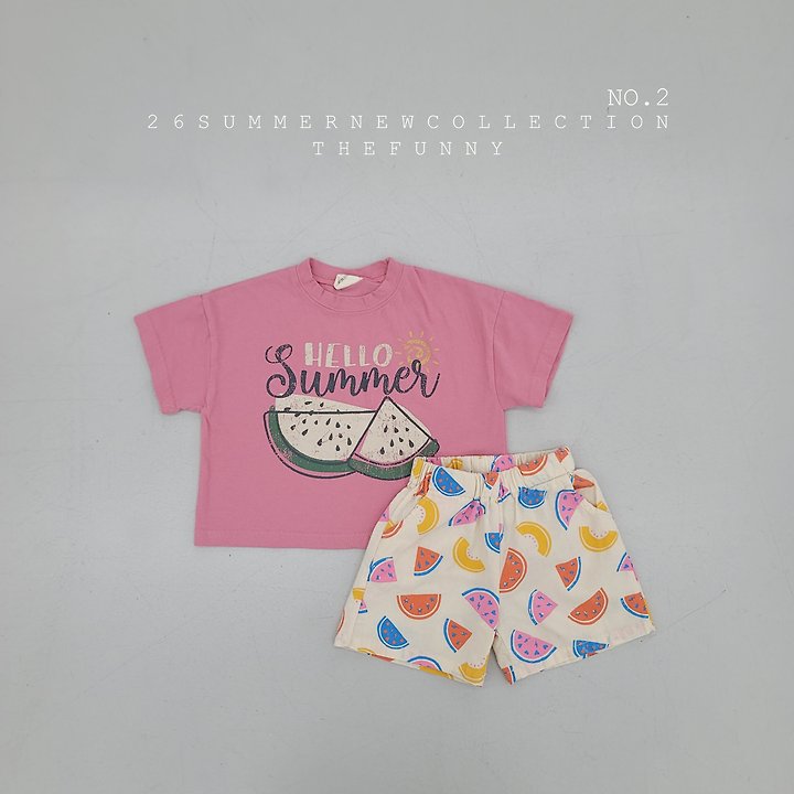 The Funny - Korean Children Fashion - #kidzfashiontrend - Watermelon Tee - 12