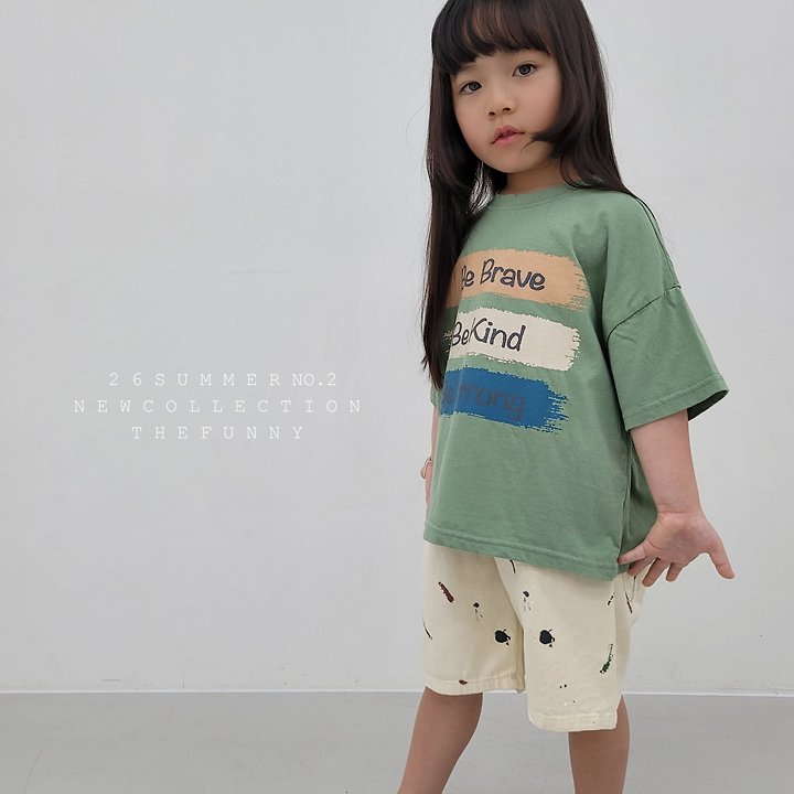 The Funny - Korean Children Fashion - #kidzfashiontrend - Painting Tee - 10