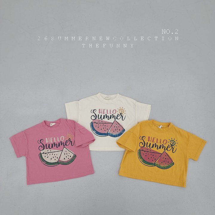 The Funny - Korean Children Fashion - #prettylittlegirls - Watermelon Tee