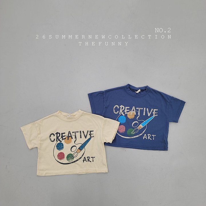 The Funny - Korean Children Fashion - #stylishchildhood - Art Tee